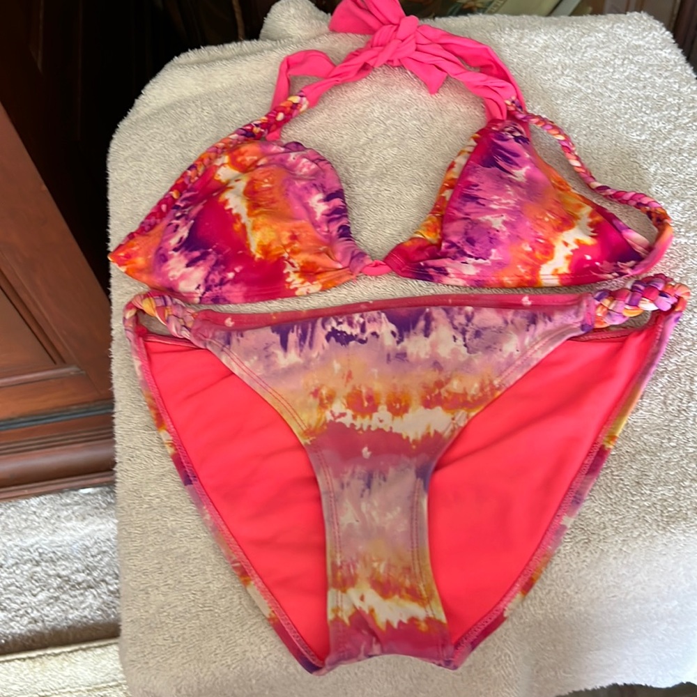 Joe Boxer  Tie Dye Colored Bikini Size Medium